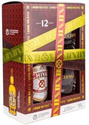 CHIVAS REGAL Whisky Chivas Regal, Vechime 12 Ani, Alcool 40%, 2 Pahare, 0.7 l