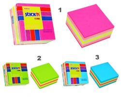 Hopax Notes adeziv cub color, 51x51 mm, 250 file, Stick'n (HO-21534)