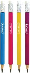 Herlitz Creion Jumbo triunghiular 2B, cu radiera, mina 4 mm, Herlitz (9498360)