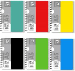 Paperland Caiet A5 cu spira, 80 file, coperta plastic PP400, hartie 70 g/mp, Paperland Premium (24000387)