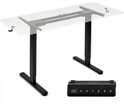 ModernHOME Cadru pentru birou de calculator, ModernHome JSD-F3-1, negru, pentru blat de maximum 160 x 70 cm, înălțime reglabilă electric 72-120 cm, capacitate de încărcare: 100 kg