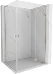 Mexen Mist-H L Duo cabină de duș cu deschidere dreapta 80 x 100 cm, transparent, nichel periat - 8A5L-080L-100P-97-00 (8A5L-080L-100P-97-00)