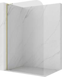 Mexen Kioto-P L perete de duș Walk-in 120 x 200 cm, transparent 8 mm, auriu - 800-120-103-50-00-P (800-120-103-50-00-P)