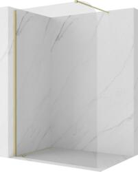 Mexen Kioto-P Perete de duș Walk-in 110 x 200 cm, transparent 8 mm, auriu periat - 800-110-101-55-00-P (800-110-101-55-00-P)