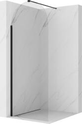 Mexen Kioto-Q panou de duș Walk-in 80 x 200 cm, transparent 8 mm, negru - 800-080-101-70-00-Q (800-080-101-70-00-Q)