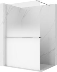 Mexen Kioto+ perete de duș cu raft Walk-in 70 x 200 cm, ombre alb 8 mm, crom - 800-070-121-01-86 (800-070-121-01-86)