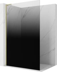 Mexen Kioto L perete de duș Walk-in 70 x 200 cm, ombre neagră 8 mm, auriu periat - 800-070-103-55-76 (800-070-103-55-76)