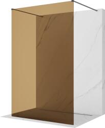 Mexen Kioto Perete de duș autoportant 110 x 200 cm, bronz 8 mm, gri pistol periat - 800-110-002-66-32 (800-110-002-66-32)