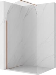 Mexen Kioto-Q Perete de duș Walk-in 100 x 200 cm, transparent 8 mm, cupru periat - 800-100-101-65-00-Q (800-100-101-65-00-Q)