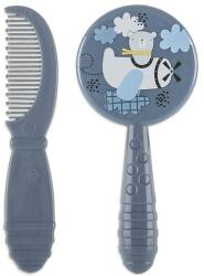 Lorelli Baby Care Set pieptene și perie MY FRIEND Cameo Blue 10240330004