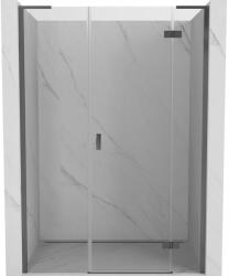 Mexen Mist-H L ușă de duș pliabilă dreaptă 160 cm, transparentă, gun metal - 8A5L-160-001-95-00-P (8A5L-160-001-95-00-P)