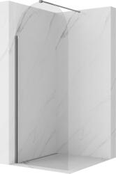 Mexen Kioto-Q perete de duș Walk-in 90 x 200 cm, transparent 8 mm, gun metal - 800-090-101-95-00-Q (800-090-101-95-00-Q)