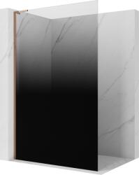 Mexen Kioto L Panou de duș walk-in 90 x 200 cm, ombre negru 8 mm, aur roz - 800-090-103-60-76 (800-090-103-60-76)