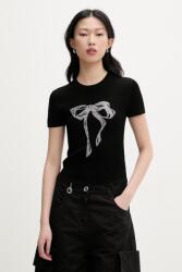 Miss Sixty T-shirt női selyem - fekete XS