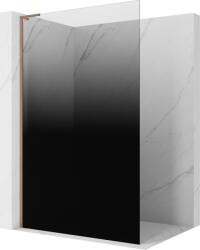 Mexen Kioto L perete de duș Walk-in 110 x 200 cm, ombre negru 8 mm, cupru periat - 800-110-103-65-76 (800-110-103-65-76)