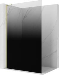 Mexen Kioto L Panel de duș Walk-in 80 x 200 cm, ombre negru 8 mm, auriu - 800-080-103-50-76 (800-080-103-50-76)