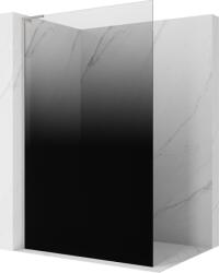 Mexen Kioto L perete de duș Walk-in 80 x 200 cm, ombre negru 8 mm, nichel periat - 800-080-103-97-76 (800-080-103-97-76)