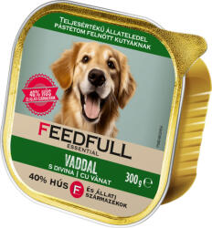  Feedfull Essential Alutálcás Kutyaeledel Vad 300g - krizsopet
