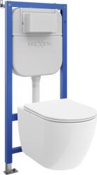 Mexen Lena set incastrat WC cadru pneumatic Tex Air E cu vas WC 2.0 și capac cu închidere lentă, alb - 61093022L4000A (61093022L4000A)