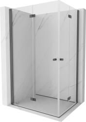 Mexen Mist-F Cabină de duș Duo pliabilă stânga 105 x 80 cm, transparentă, gri armă periat - 8A6-105L-080P-66-00 (8A6-105L-080P-66-00)