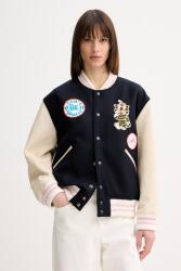 Kenzo női gyapjú bomber dzseki - sötétkék S