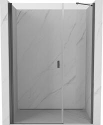 Mexen Mist-B uși de duș batante 100 cm, transparent, gri armă periat - 8A2-100-001-66-00 (8A2-100-001-66-00)