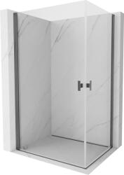 Mexen Mist-B Duo cabină de duș pivotantă 75 x 70 cm, transparentă, gri armă periat - 8A2-075-070-66-00 (8A2-075-070-66-00)