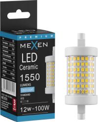 Mexen Vega Bec LED dimabil R7S, 12W, Rece - 6500K, 1550 lm - L125-R7S-1265-01 (L125-R7S-1265-01)