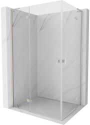 Mexen Mist-H L Cabină de duș Duo cu ușă batantă stânga 100 x 80 cm, transparent, nichel periat - 8A5L-100L-080P-97-00 (8A5L-100L-080P-97-00)