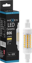 Mexen Vega Bec LED R7S, 7W, Cald - 3000K, 806 lm - L126-R7S-0730-01 (L126-R7S-0730-01)