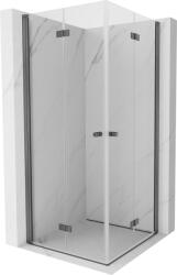 Mexen Mist-F Cabină de duș Duo pliabilă 85 x 85 cm, transparent, gri armă periat - 8A6-085L-085P-66-00 (8A6-085L-085P-66-00)