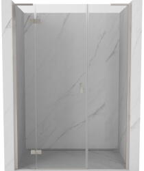 Mexen Mist-H L bal oldalon nyíló zuhanyajtó 120 cm, átlátszó, kefélt nikkel - 8A5L-120-001-97-00-L (8A5L-120-001-97-00-L)