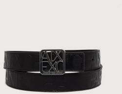 Armani Exchange kétoldalas öv női műbőr - fekete 95