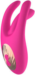 Mroow - akkus, 3 ágú csiklóizgató vibrátor (pink) - szexshop