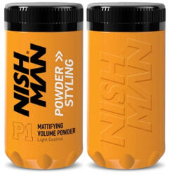 Nish Man Mattifying Volume hajformázó por, 20 g - hajvarazs