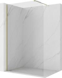 Mexen Kioto-P Walk-in zuhanyfal 130 x 200 cm, átlátszó 8 mm, arany - 800-130-101-50-00-P (800-130-101-50-00-P)