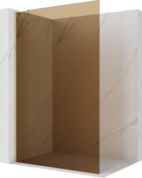 Mexen Kioto L Walk-in zuhanyfal 70 x 200 cm, bronz, arany - 800-070-103-50-32 (800-070-103-50-32)
