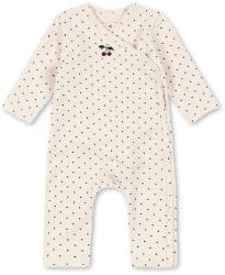 Konges Sløjd gyerek pamut elasztán rugdalózó BASIC NEWBORN ONESIE GOTS - bézs 62