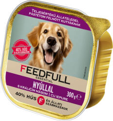  Feedfull Essential Alutálcás Kutyaeledel Nyúl 300g