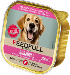  Feedfull Essential Alutálcás Kutyaeledel Borjú 300g - tenyesztoitap