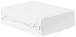 Brius Cearceaf Brius cu elastic Jersey, 160x200, 50% poliester , 50% bumbac, Material moale si prietenos cu pielea, Alb (BB5942632008861RIZ)