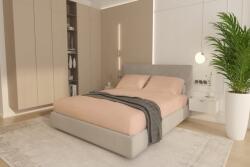Brius Cearceaf Brius cu elastic Microfibra 160x200+2 Fete Perna 50x70, Fata Perna 50x70 cm, Roz (BB5942632007680RIZ)