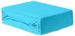 Brius Cearceaf Brius cu elastic Jersey, 140x200, 50% poliester , 50% bumbac, Material moale si prietenos cu pielea, Turcuaz (BB5942632015128RIZ)