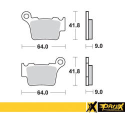 ProX Racing Parts ProX BOX 10 db hátsó fékbetét KTM 125/150/200/250/300/350/450/525/530 (EBC FA368 megfelelője) ProX Racing Parts Fékrendszer és alkatrészei Fékbetétek, fékpofák és féktárcsák Tárcsafékbetétek