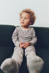 Liewood pizsama gyerek pamut elasztánnal Wilhelm Grow Striped Pyjamas Set - sötétkék 134-140