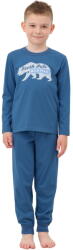 Italian Fashion pijama băieți KASIM mânecă lungă, pantaloni lungi, jeans/jeans: 146/152 (AAF-DPZ-KASI-DDJJ 146/152)