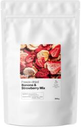 Vilgain Mix de căpșuni și banane liofilizate -⁠ combinație de fructe pentru micul dejun, 100 % liofilizate pentru păstrarea nutrienților, crocante și cu gust ca cele proaspete - vilgain - 206,97 RON