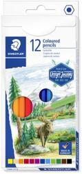 STAEDTLER Színes ceruza készlet, hatszögletű, STAEDTLER "146C", 12 különböző szín (146C C12) - csillag