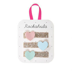  Rockahula Kids Flora Heart Bar hajcsatok 3db