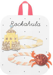  Rockahula Kids Strand vidám hajcsatok 2db homokvár és rák